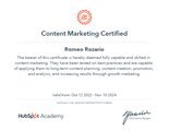 Content Marketing Certification
