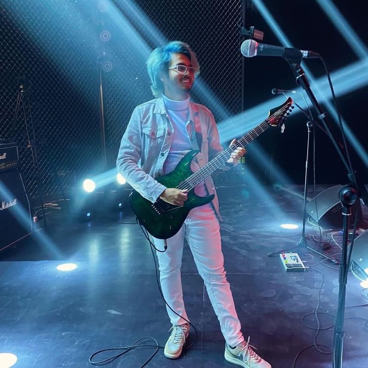 On stage
